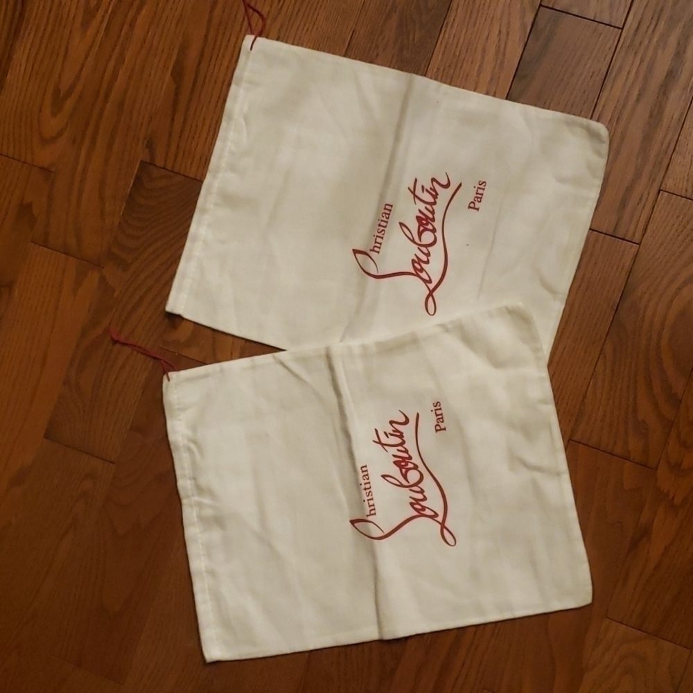 CHRISTIAN louboutin set of 2 dust bags